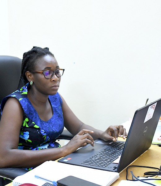 Béatrice Kaboré, chargée de plaidoyer et de communication de RESONUT au Burkina Faso