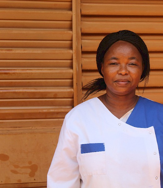 Ingrid Ouedraogo, nurse in the north of Burkina Faso